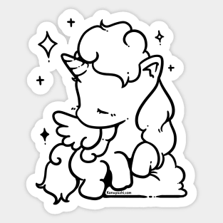 Soft Unicorn (Plain) Sticker